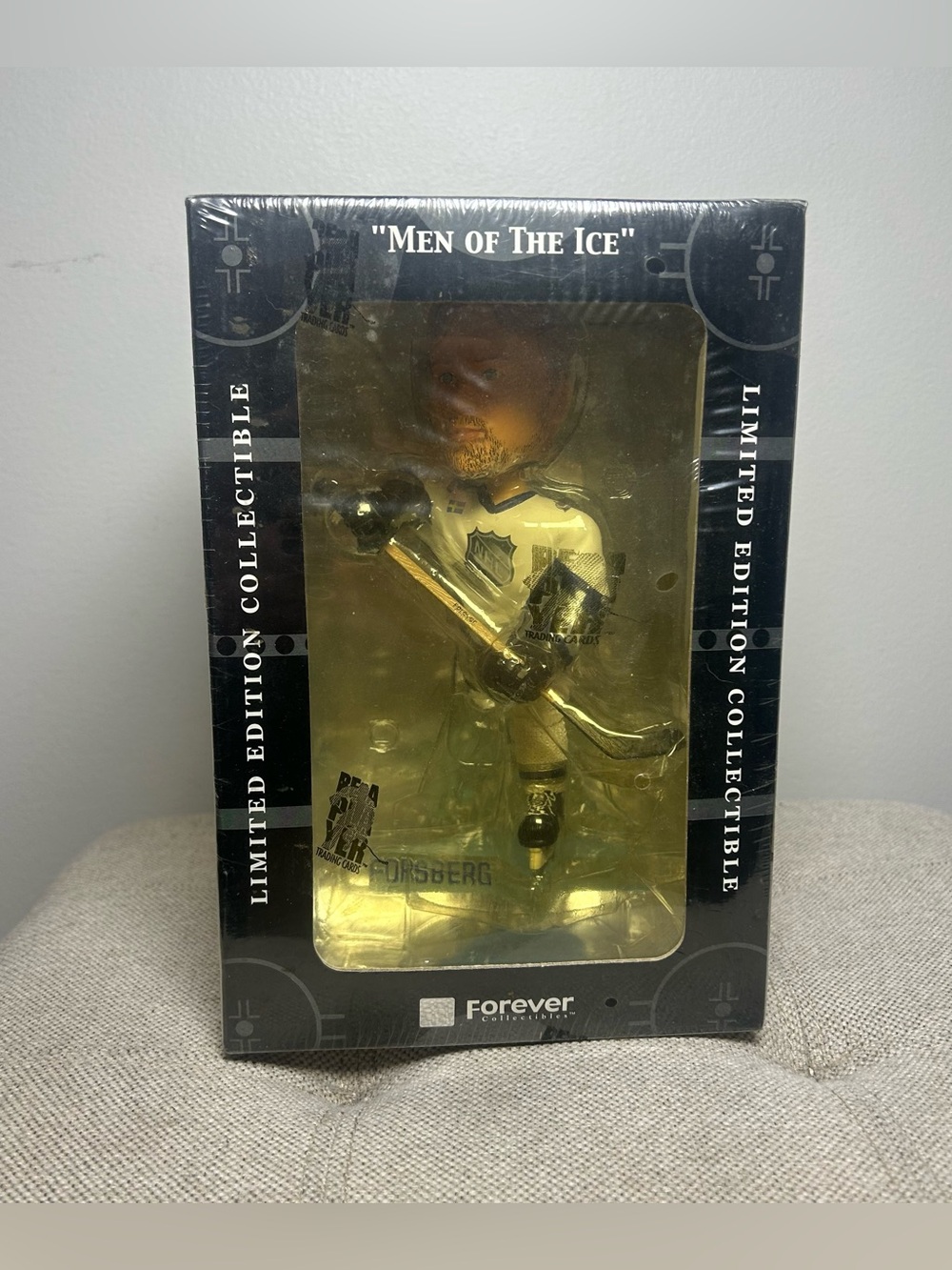 Peter Forsberg Men of the Ice Limited Edition Bobble Head NHL Hockey 2002 Sealed